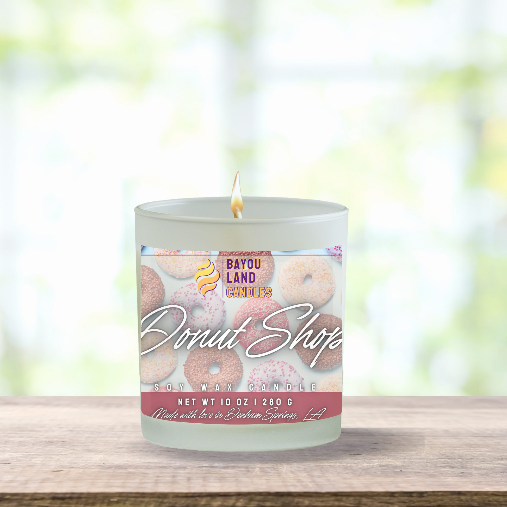 Donut Shop - Bayou Land Candles - Donut Shop Scented Candle Bayou Land Candles