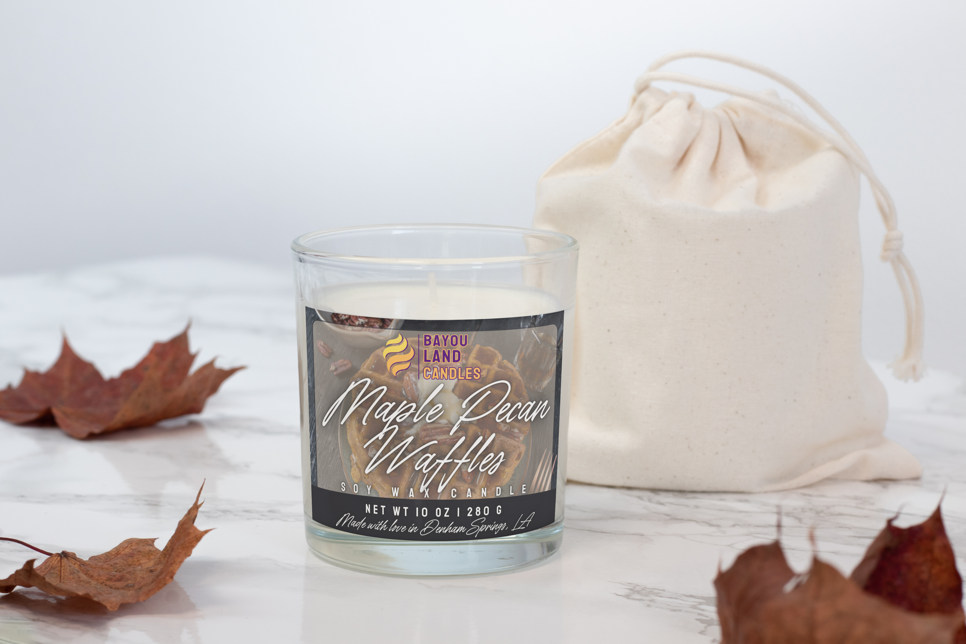 Maple Pecan Waffles - Bayou Land Candles - Maple Pecan Waffles Candle Bayou Land Candles