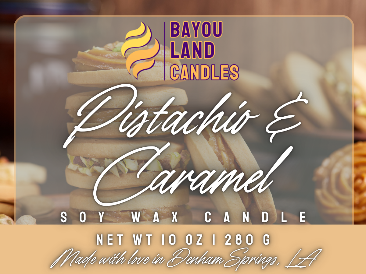 Pistachio & Caramel - Scented Candle