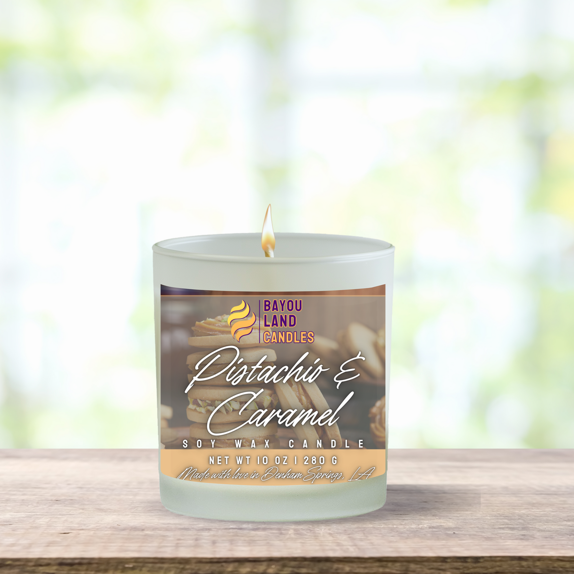 Pistachio & Caramel - Scented Candle
