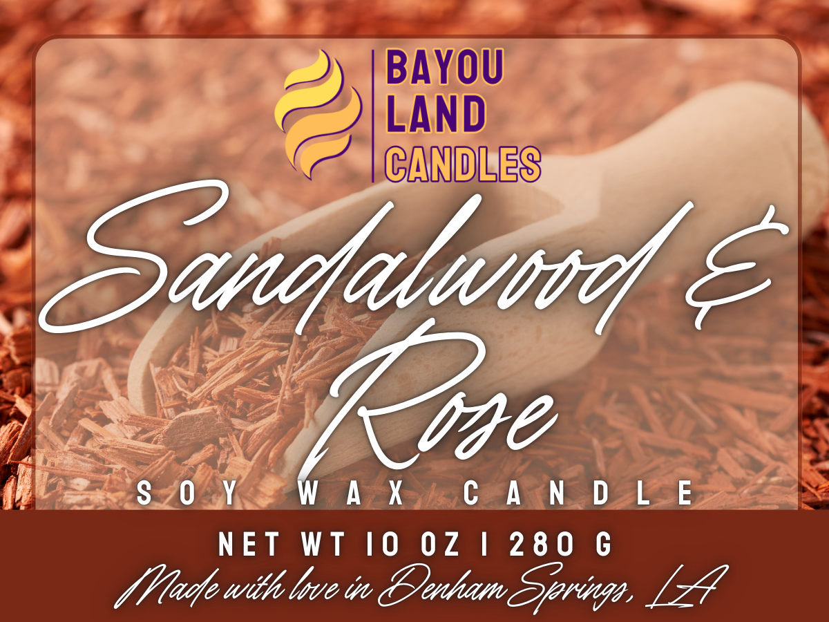 Sandalwood & Rose - Scented Candle