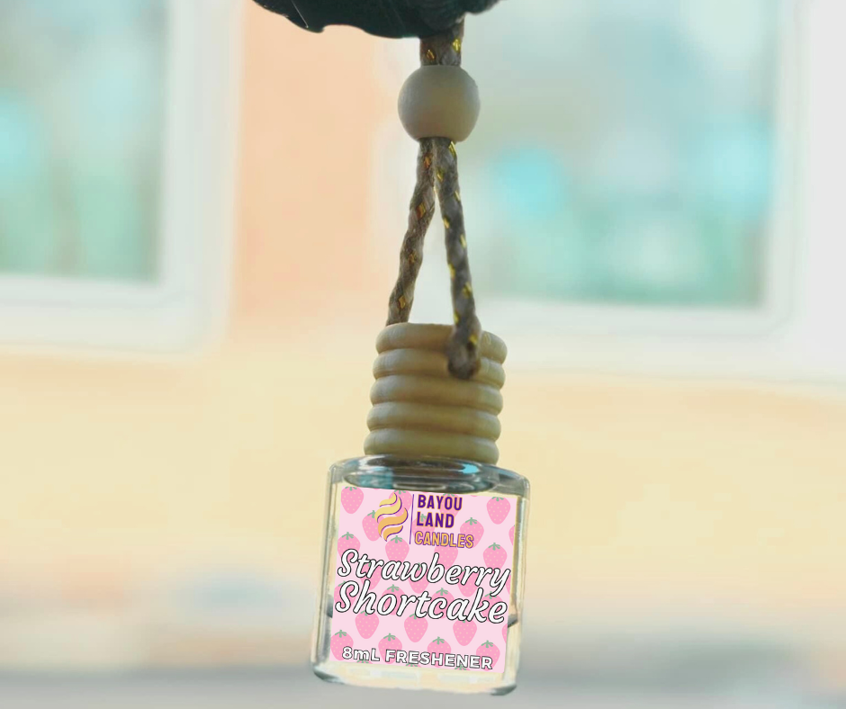 Strawberry Shortcake - Bayou Land Candles - Strawberry Shortcake Car Freshener Bayou Land Candles