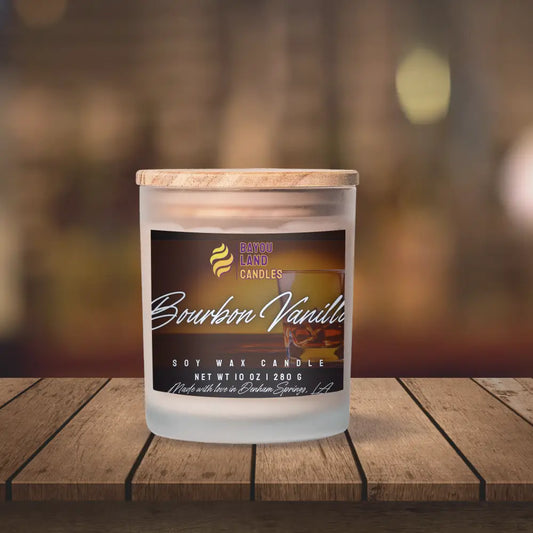 Bourbon Vanilla - Bayou Land Candles - Bourbon Vanilla Scented Candle Bayou Land Candles