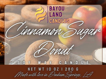 Cinnnamon Sugar Donut - Bayou Land Candles - null