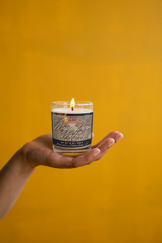 Maple Pecan Waffles - Bayou Land Candles - Maple Pecan Waffles Candle Bayou Land Candles