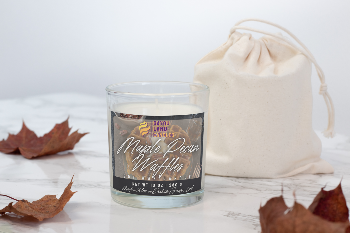 Maple Pecan Waffles - Bayou Land Candles - Maple Pecan Waffles Candle Bayou Land Candles