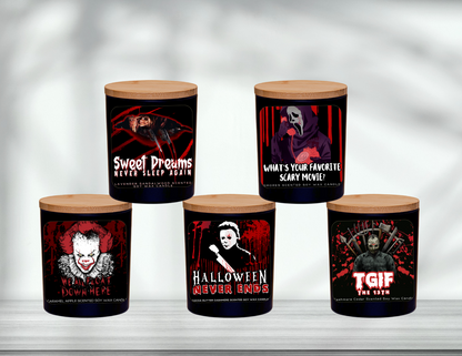 Never Sleep Again - Freddy Krueger - Bayou Land Candles - Freddy Krueger Candle Never Sleep Again Bayou Land
