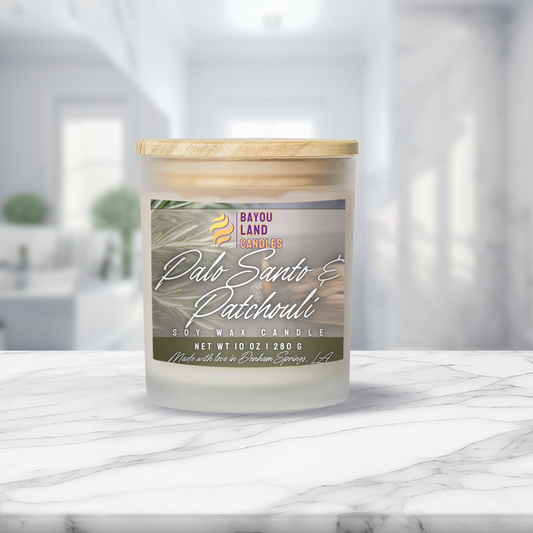 Palo Santo & Patchouli - Scented Candle