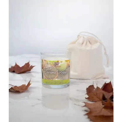 Apple Caramel Candle Sweet Vanilla Scent - Scented Candle
