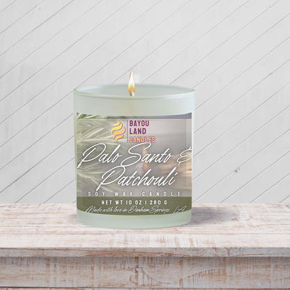Palo Santo & Patchouli - Scented Candle